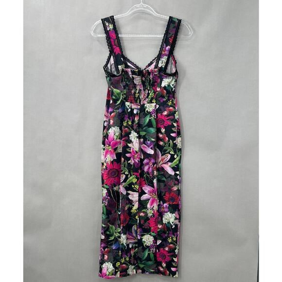 B51 Marchesa Notte Midi Dress Womens 2 Fairy Coquette Floral Feminine Swiftie - Picture 6 of 12